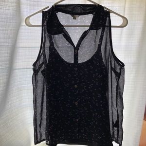 Volcom sheer top